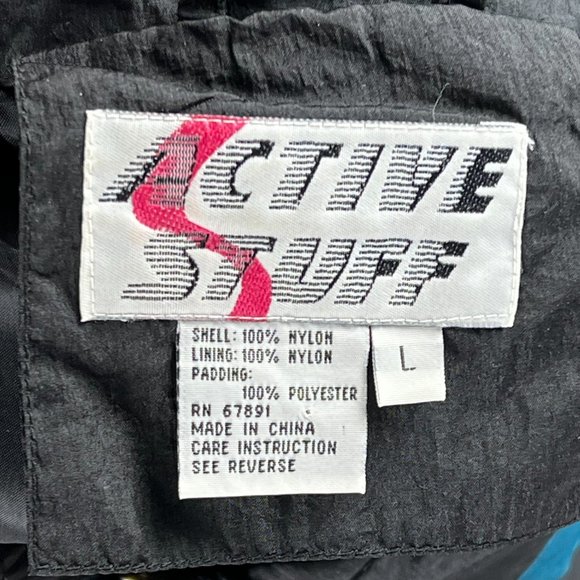 Vintage 1990s Active Stuff Caesars Multicolour Large Women's Jacket - Picture 2 of 7